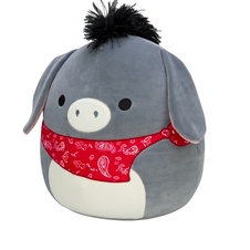 SQUISHMALLOWS Jason the Donkey with Bandana, 30 cm