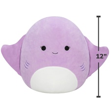 SQUISHMALLOWS Aziza the Purple Stingray, 30 cm