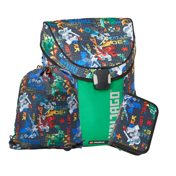 LEGO Ninjago Prime Empire EASY - School Bag 3 Pcs set