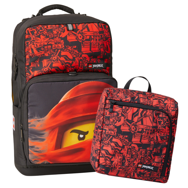 LEGO Ninjago Red Optimo Plus - School Bag, 2 PCS set