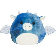 SQUISHMALLOWS Flip-A-Mallow Blue Textured Dragon/Tie-dye Unicorn