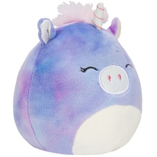 SQUISHMALLOWS Flip-A-Mallow Blue Textured Dragon/Tie-dye Unicorn