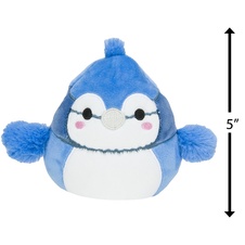 SQUISHMALLOWS Flip-A-Mallow Blue Jay/Red Parrot