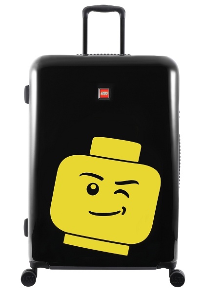 LEGO Luggage ColourBox Minifigure Head 28" - LEGO®Minifigure Head, Black