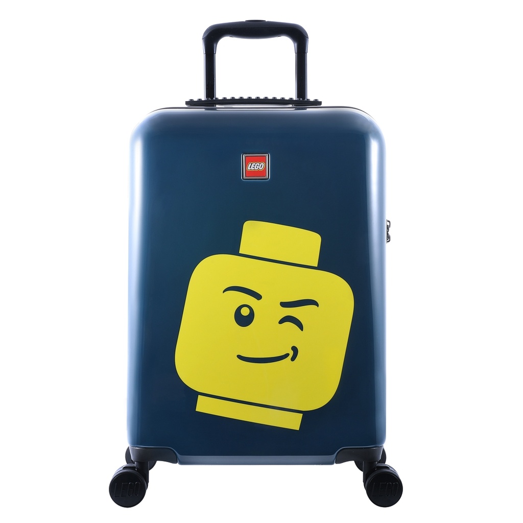 LEGO Luggage ColourBox Minifigure Head 20" - LEGO®Minifigure Head, Navy