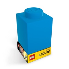 LEGO Classic 1x1 Silicone Brick 1000% Nitelite - BLUE