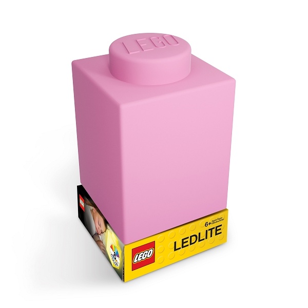 LEGO Classic 1x1 Silicone Brick 1000% Nitelite - PINK