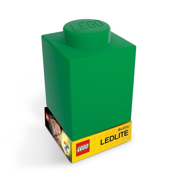LEGO Classic 1x1 Silicone Brick 1000% Nitelite - GREEN