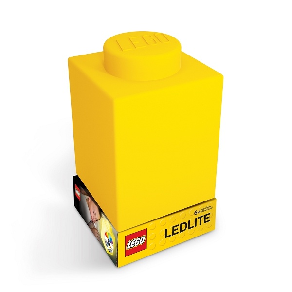 LEGO Classic 1x1 Silicone Brick 1000% Nitelite - YELLOW