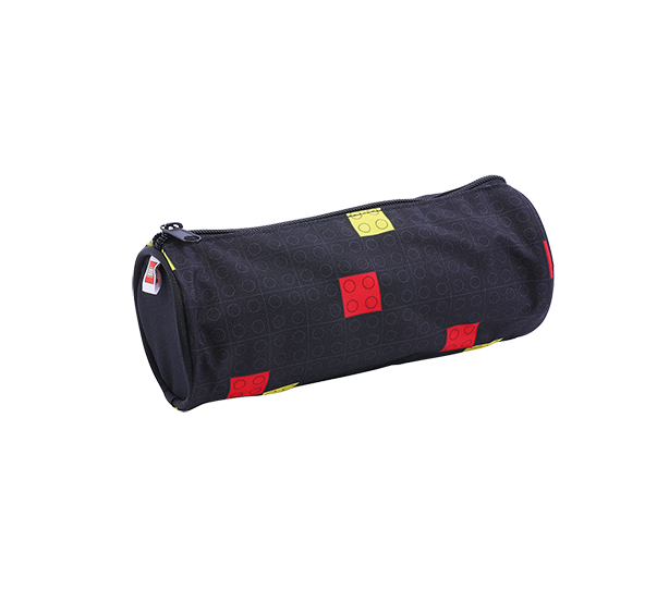 LEGO Faces Black - Round Pencil Roll