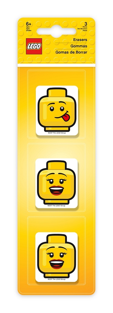 LEGO Iconic - Themed Erasers 3pack