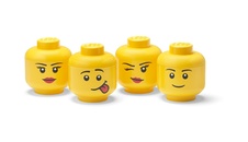 LEGO Storage Head (mini) 4 Pcs set