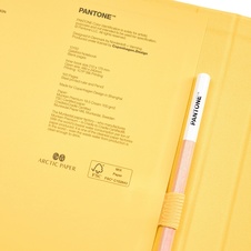 PANTONE Zápisník s tužkou a pravítkem, linkovaný - Yellow 012 - 101410012_3.jpg