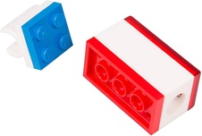 LEGO Stationery set w minifigure, 4pencils, 1topper, 1 sharpener & 1 eraser