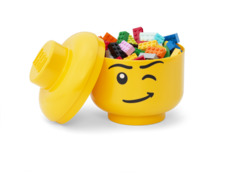LEGO úložná hlava (veľkosť S) - žmurkajúci chlapec