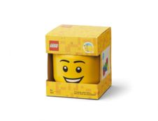 LEGO úložná hlava (veľkosť S) - šťastný chlapec