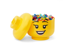 LEGO úložná hlava (veľkosť L) - šťastné dievča