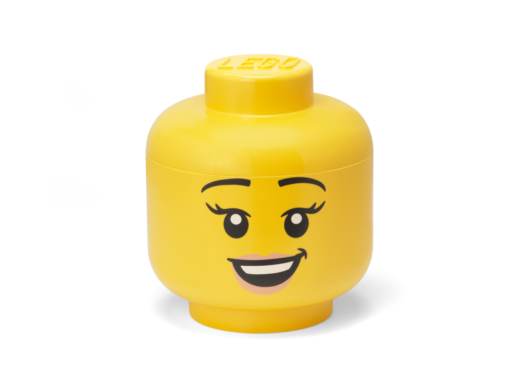 LEGO úložná hlava (velikost L) - šťastná dívka - 40320803_1.png