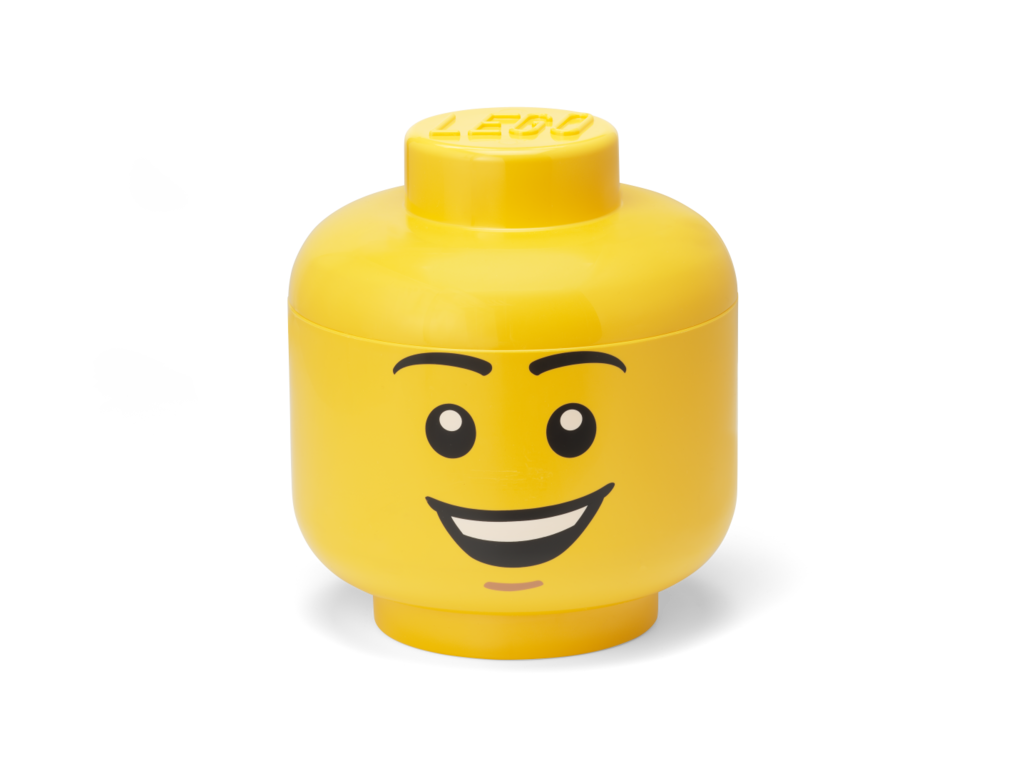 LEGO Storage Head large Happy Boy
