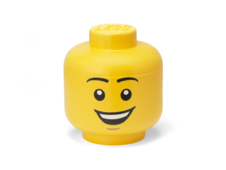 LEGO úložná hlava (velikost L) - šťastný chlapec