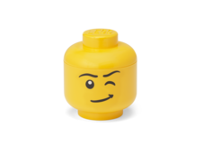 LEGO úložná hlava (mini) - žmurkajúci chlapec