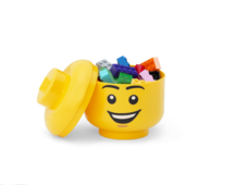 LEGO úložná hlava (mini) - šťastný chlapec