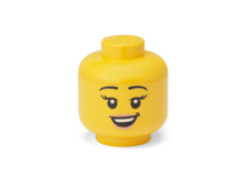 LEGO úložná hlava (mini) - šťastná dívka
