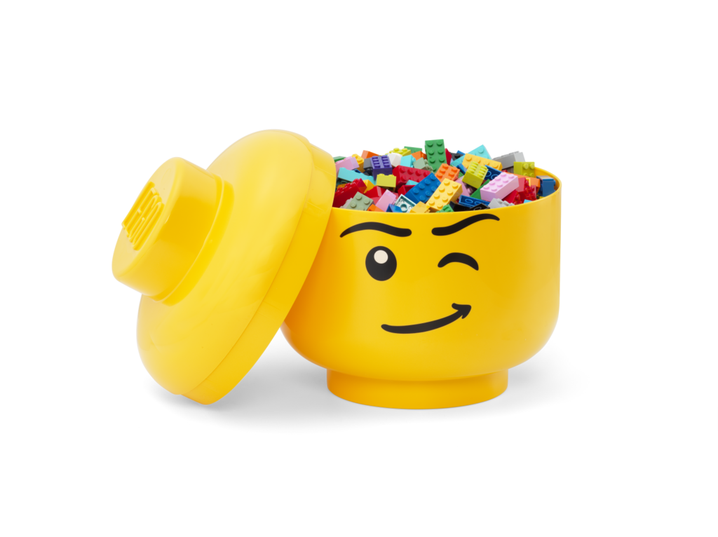 LEGO Storage Head large Winking Boy