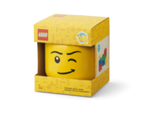 LEGO úložná hlava (veľkosť L) - žmurkajúci chlapec