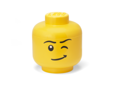 LEGO úložná hlava (velikost L) - mrkající chlapec