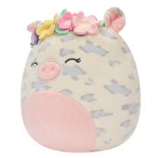 SQUISHMALLOWS Rosie Spotted Pig with Flower Headband 