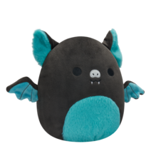 SQUISHMALLOWS Aldous Teal and Black Fruit Bat