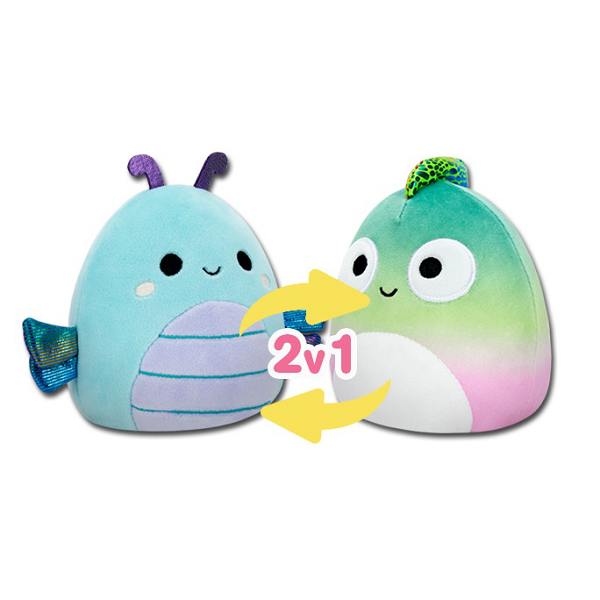 SQUISHMALLOWS 2v1 chameleón Denton a vážka Heather