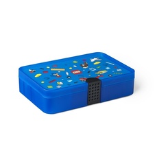 LEGO ICONIC úložný box s priehradkami - modrá