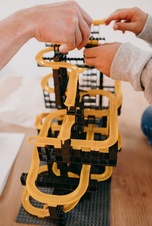 HUBELINO Pi Marble Run Set Starter (214 pcs)