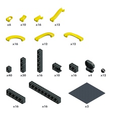 HUBELINO Pi Kuličková dráha - set s kostkami XL 246 ks - 440440_8.jpg