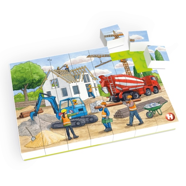 HUBELINO Puzzle-Na stavenisku