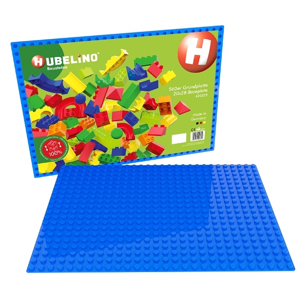 HUBELINO 560 nubs baseplate blue