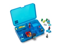 LEGO Úložný box s priehradkami - modrý