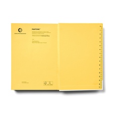 PANTONE Zápisník bodkovaný, vel. S - Yellow 012 C