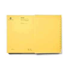PANTONE Zápisník bodkovaný, vel. L - Yellow 012 C