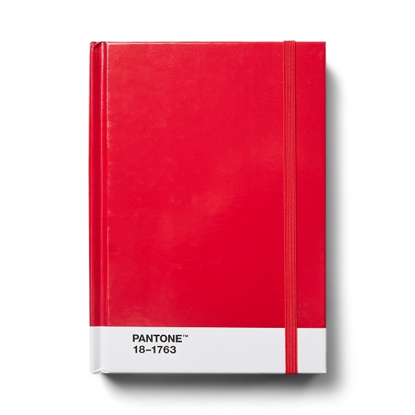 PANTONE Zápisník tečkovaný, vel. S - Red 18-1763