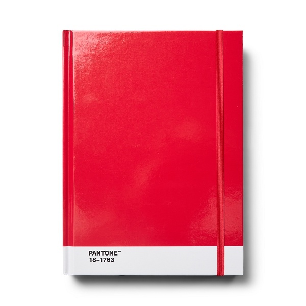 PANTONE Notebook L, DOTTED - Red 18-1763