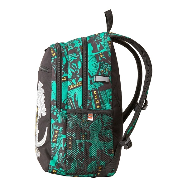 Green top lego backpack
