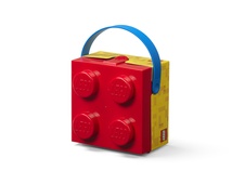 LEGO box s rukoväťou - červená