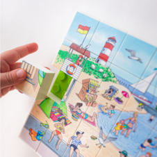 HUBELINO Puzzle Vacation at the Beach (35 pcs)