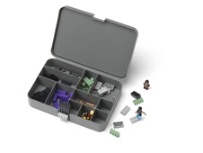 LEGO Harry Potter úložný box s přihrádkami - šedá - 40840830_2.jpg