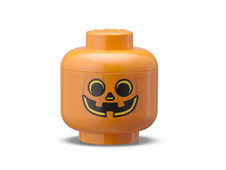 LEGO Storage Head (mini) - Pumpkin