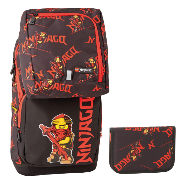 LEGO Ninjago Red Optimo - školský batoh, 3 dielny set
