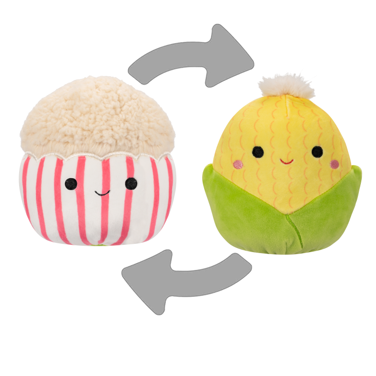 SQUISHMALLOWS 2v1 Kukurica Conrad a popcorn Arnel